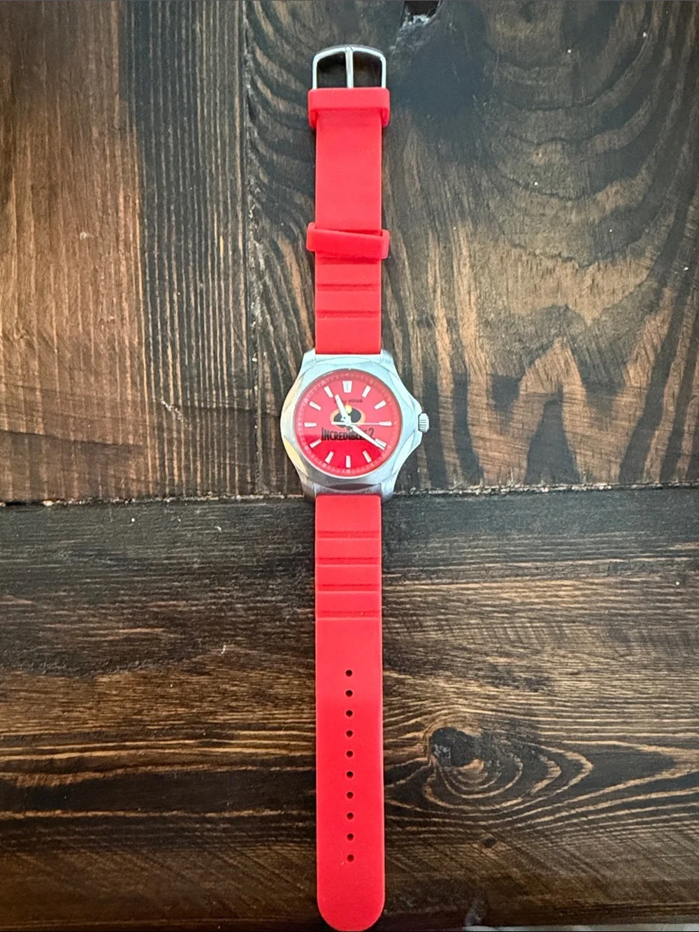 Disney Incredibles 2 Red Silicone Strap Watch